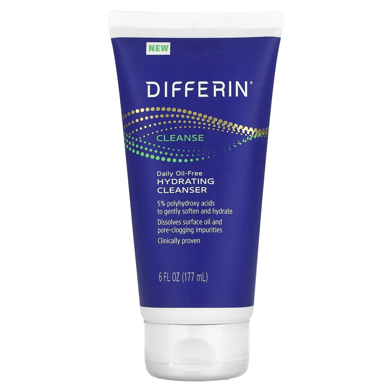 Differin, Daily Oil-Free Hydrating Cleanser, 6 fl oz (177 ml)