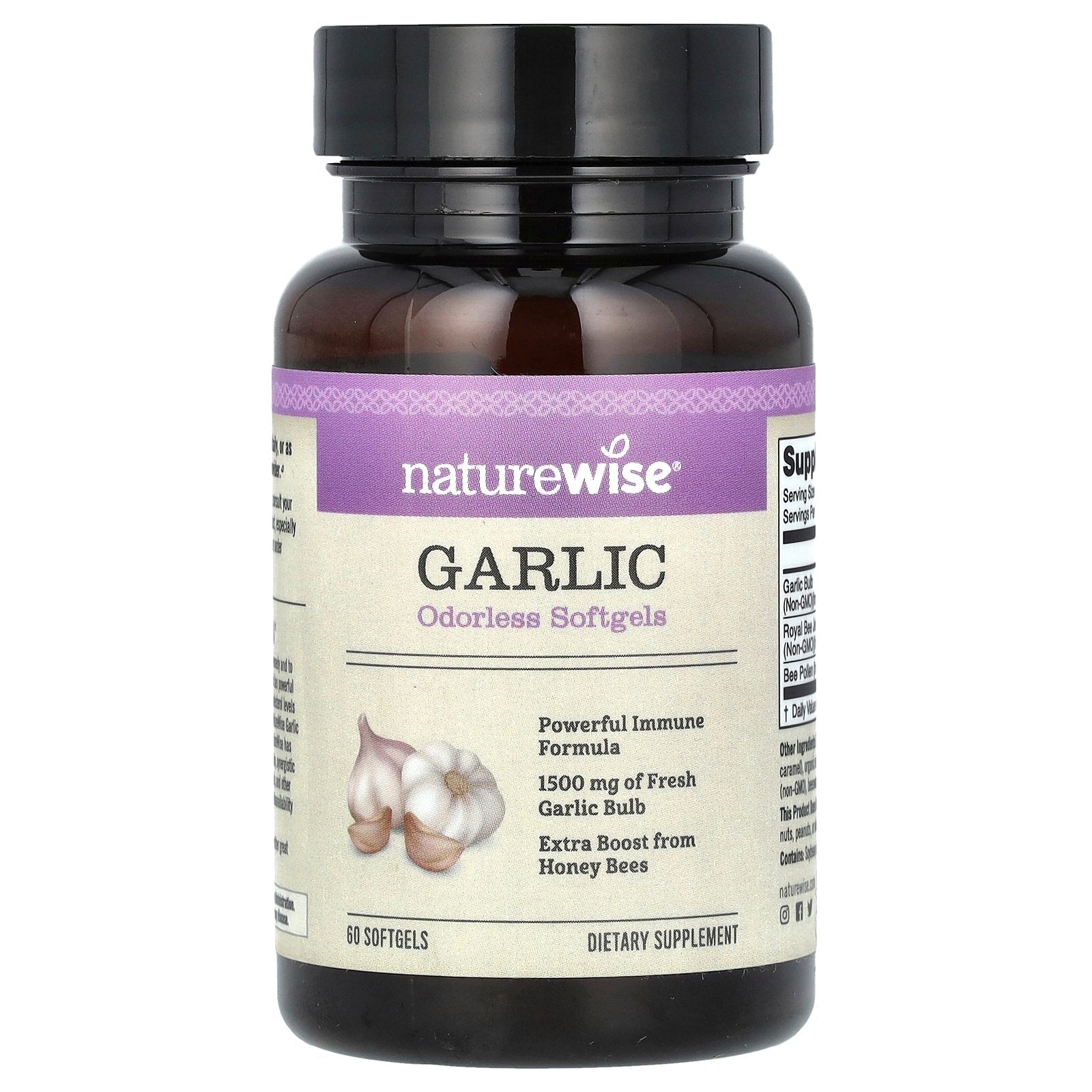 NatureWise, Garlic, 1,500 mg, 60 Softgels