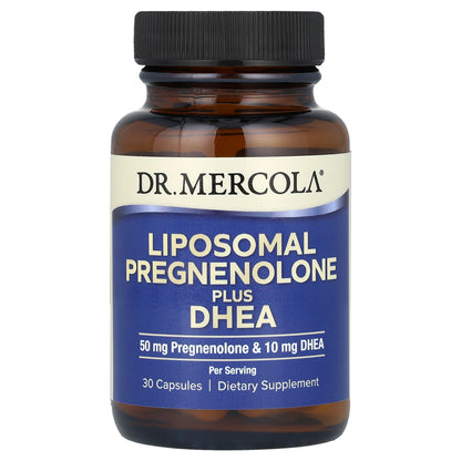 Dr. Mercola, Liposomal Pregnenolone Plus DHEA , 30 Capsules