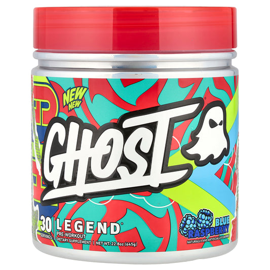 Ghost, Legend® Pre-Workout, Blue Raspberry, 22.8 oz (645 g)