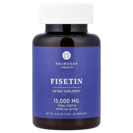 Neurogan Health, Fisetin, 500 mg, 30 Capsule