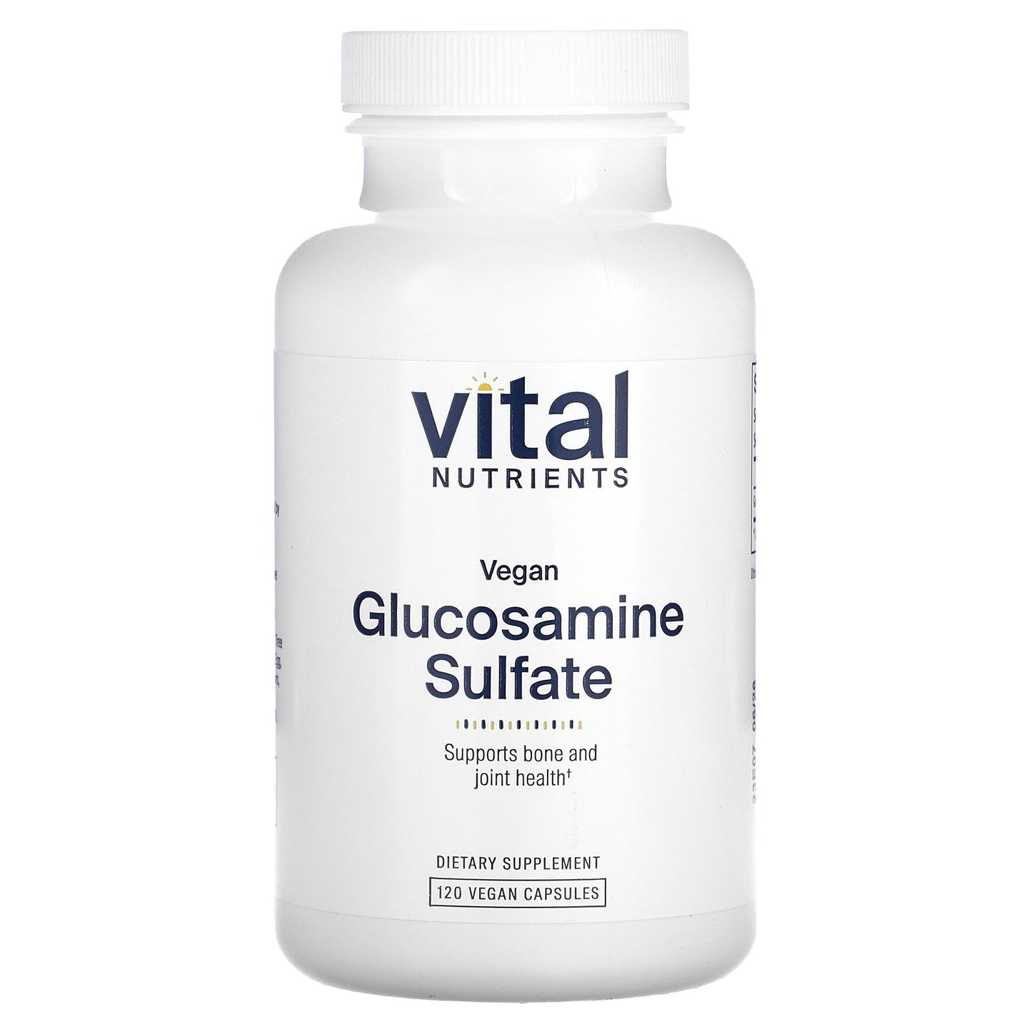 Vital Nutrients, Vegan Glucosamine Sulfate, 120 Vegan Capsules (750 mg per Capsule)