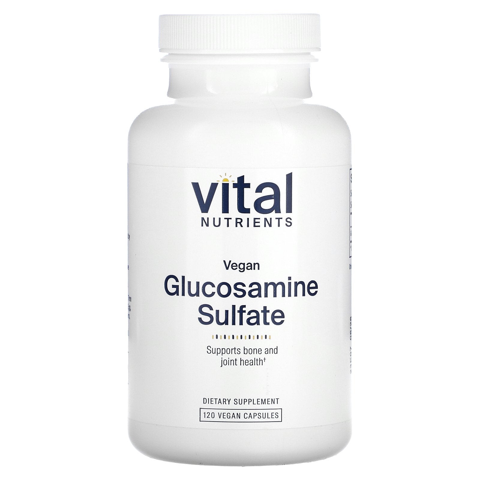 Vital Nutrients, Vegan Glucosamine Sulfate, 120 Vegan Capsules (750 mg per Capsule)