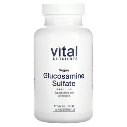 Vital Nutrients, Vegan Glucosamine Sulfate, 120 Vegan Capsules (750 mg per Capsule)
