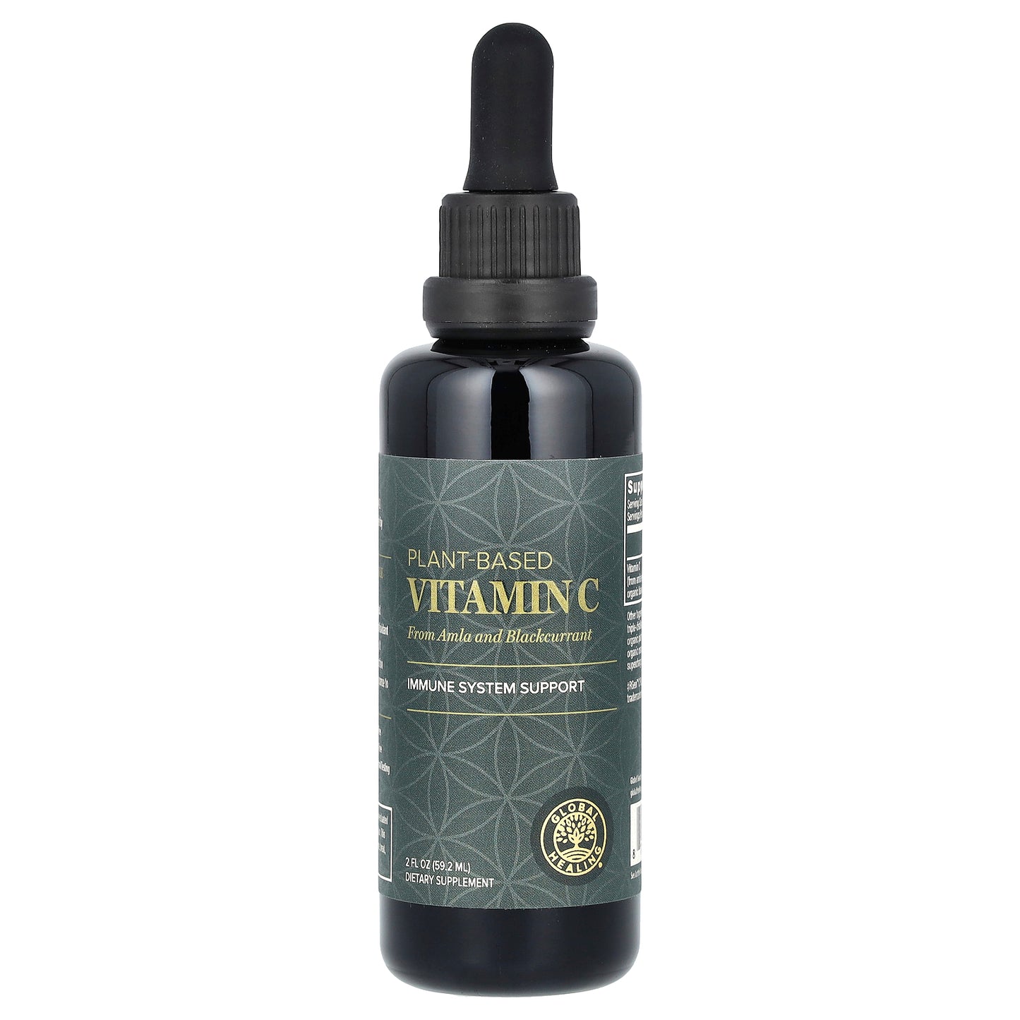 Global Healing, Plant-Based Vitamin C, 2 fl oz (59.2 ml)