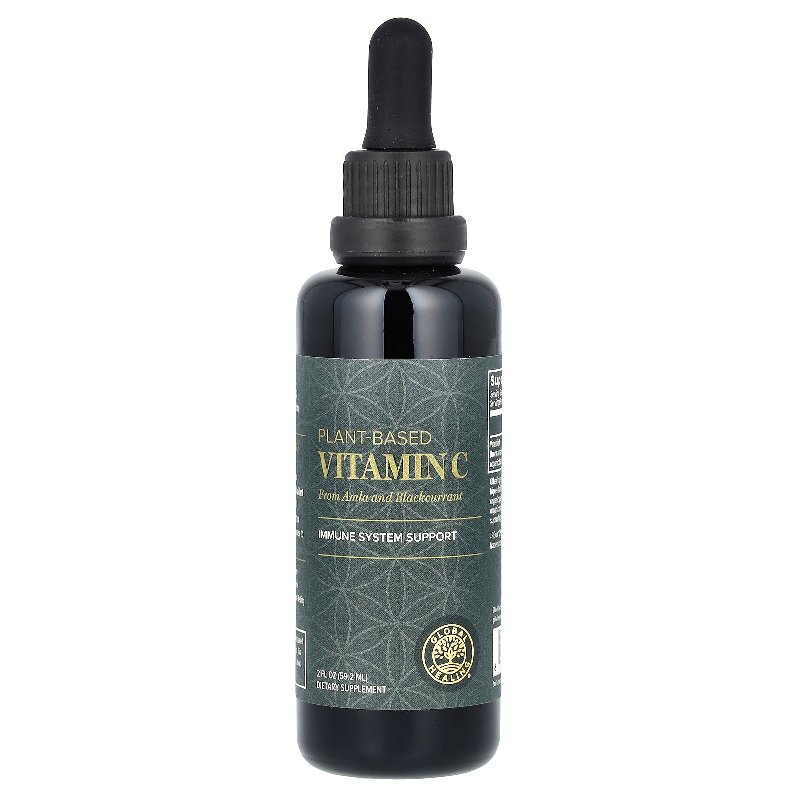 Global Healing, Plant-Based Vitamin C, 2 fl oz (59.2 ml)