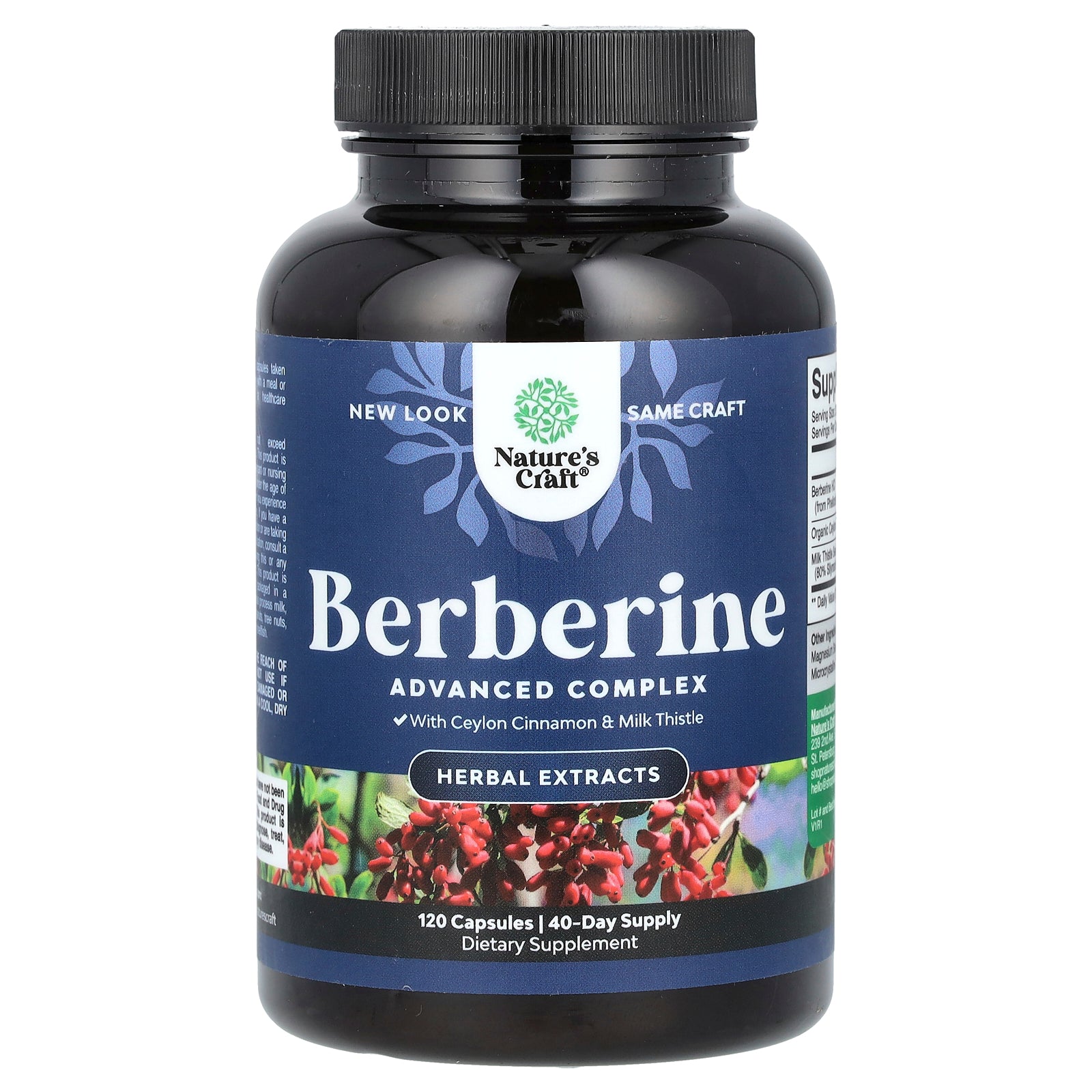 Nature's Craft, Berberine, 120 Capsules