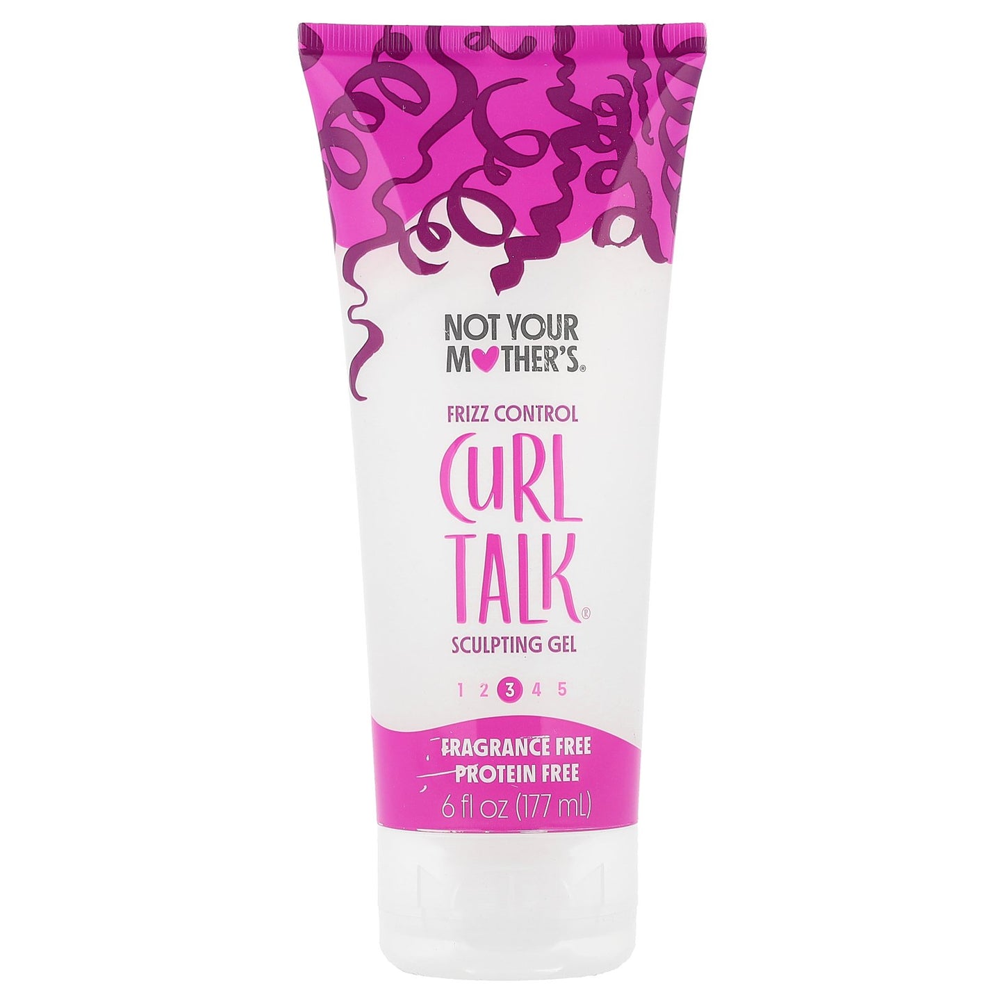 Not Your Mother's, Frizz Control Curl Talk® Sculpting Gel, Fragrance Free, 6 fl oz (177 ml)