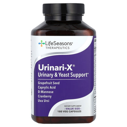 LifeSeasons, Urinari-X®, 180 Veg Capsules