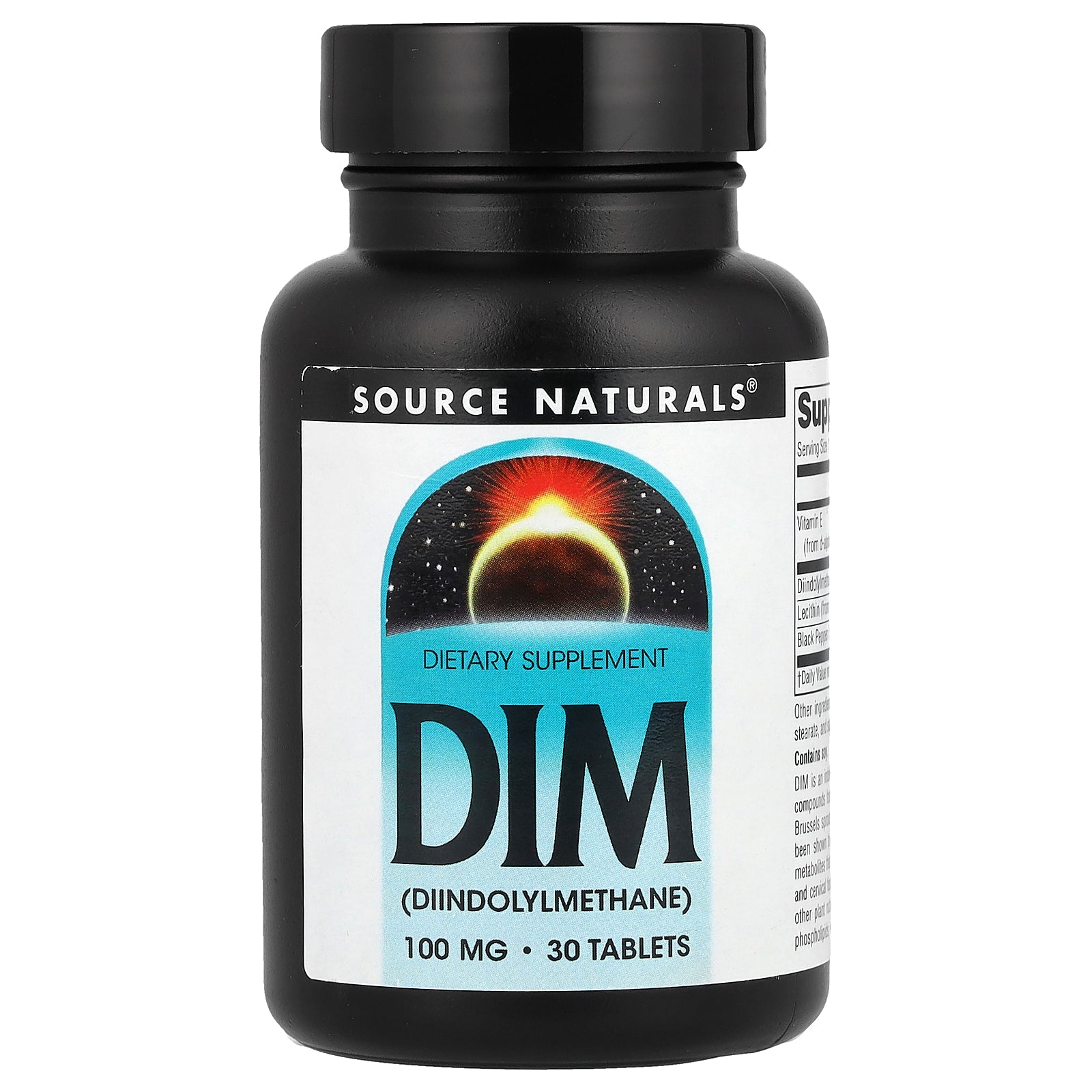 Source Naturals, DIM, 100 mg, 30 Tablets