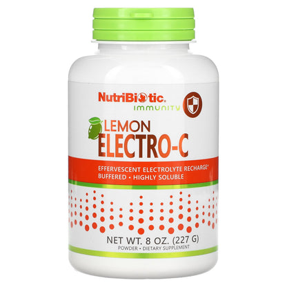 NutriBiotic, Immunity, Lemon Electro-C, 8 oz (227 g)