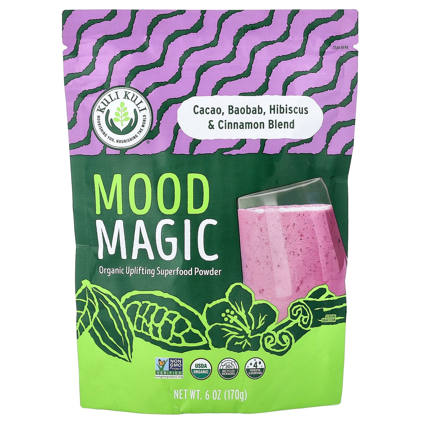 Kuli Kuli, Mood Magic, Organic Uplifting Superfood Powder, 6 oz (170 g)