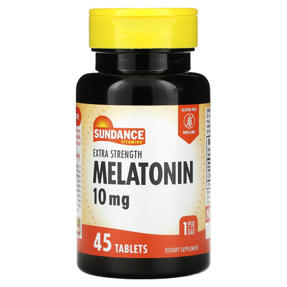 Sundance Vitamins, Melatonin, 10 mg, 45 Tablets