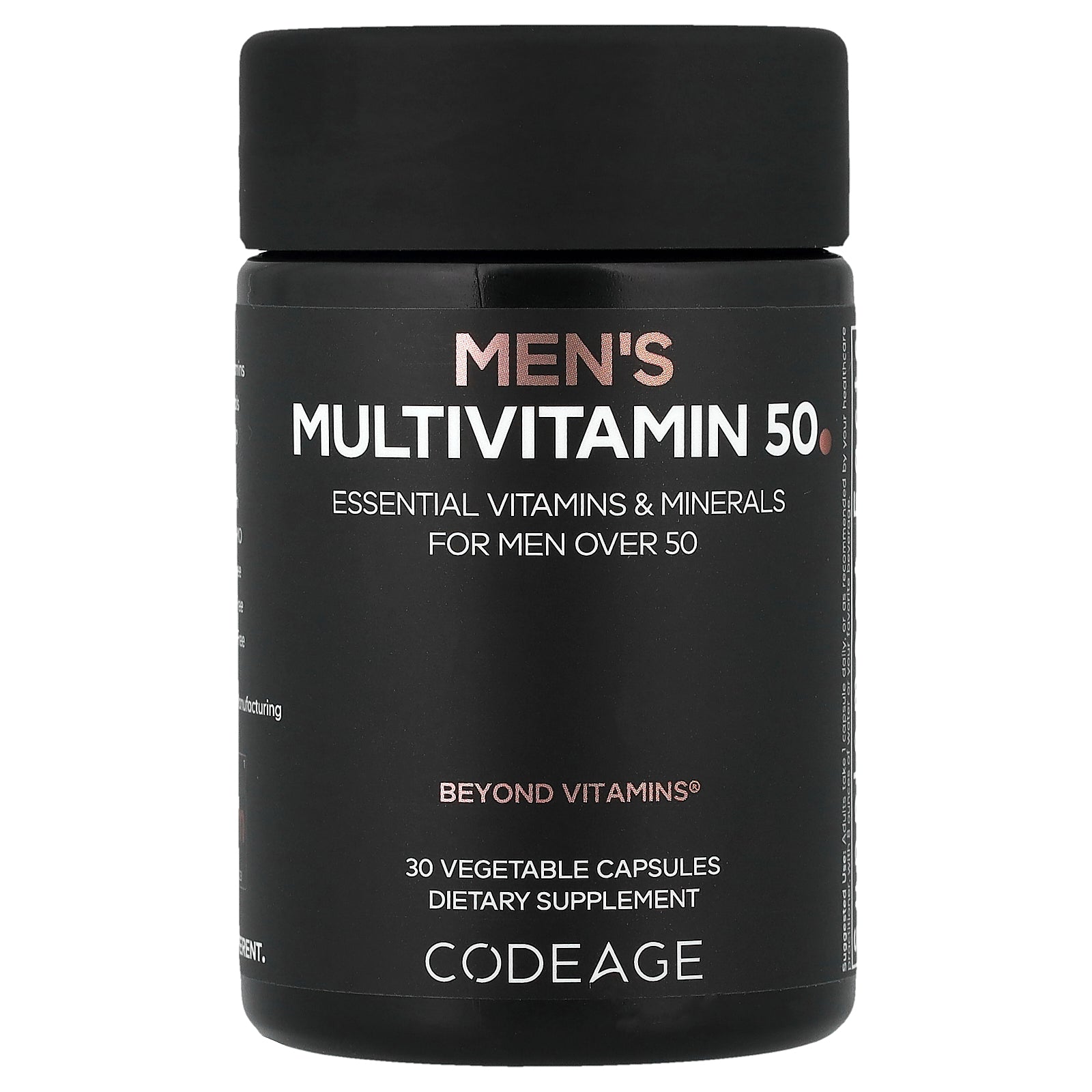 Codeage, Men's Multivitamin 50, 30 Vegetable Capsules