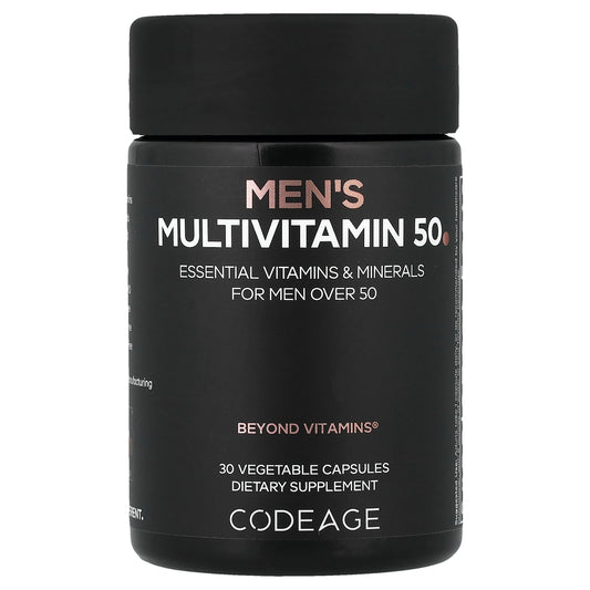 Codeage, Men's Multivitamin 50, 30 Vegetable Capsules