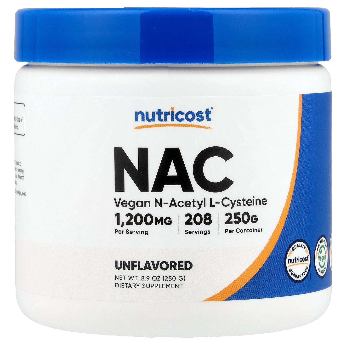 Nutricost, NAC, Unflavored , 8.9 oz (250 g)