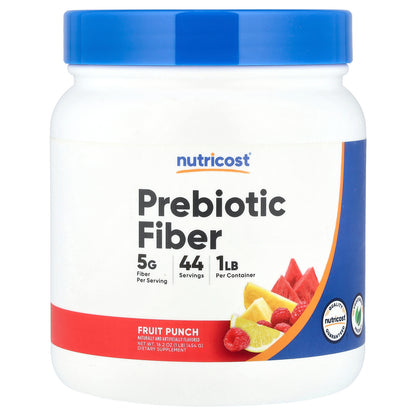 Nutricost, Prebiotic Fiber, Fruit Punch , 16.2 oz (454 g)