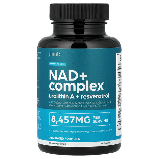 Thinbi, NAD+ Complex, 60 Capsules