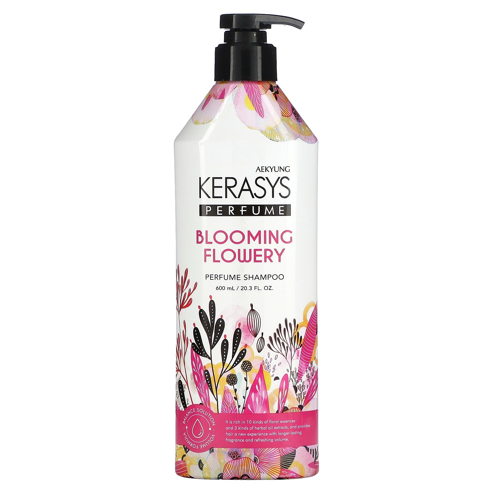 Kerasys, Blooming Flowery Perfume Shampoo, 20.3 fl oz (600 ml)