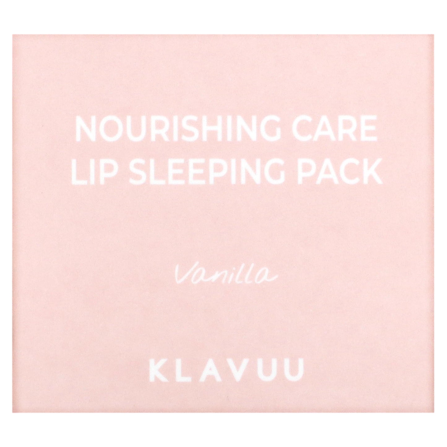 KLAVUU, Nourishing Care, Lip Sleeping Pack, Vanilla, 0.70 oz (20 g)