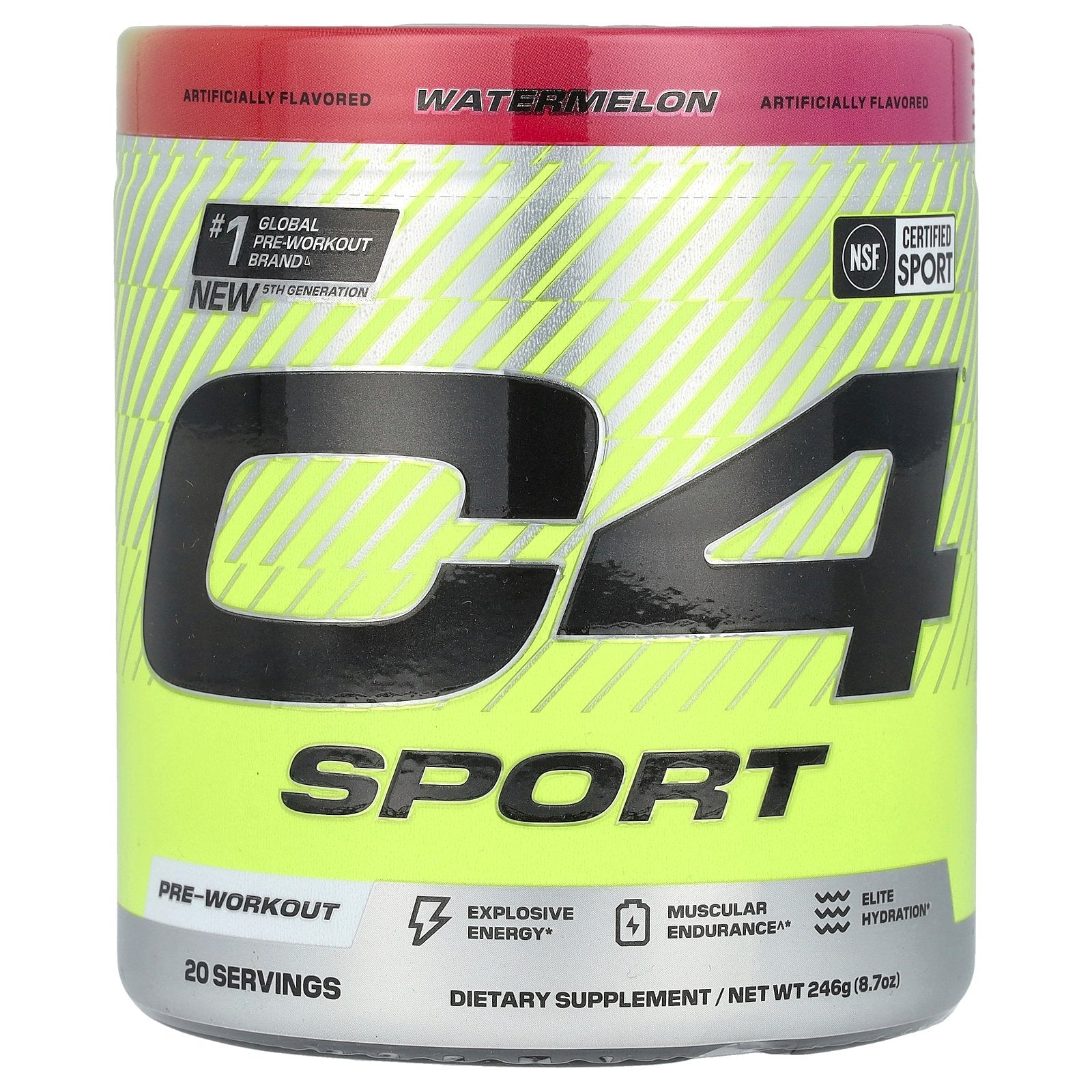 C4 / Cellucor, C4® Sport, Pre-Workout, Watermelon, 8.7 oz (246 g)