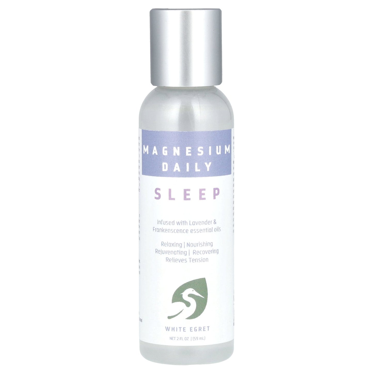 White Egret, Magnesium Daily, Sleep, 2 fl oz ( 59 ml)