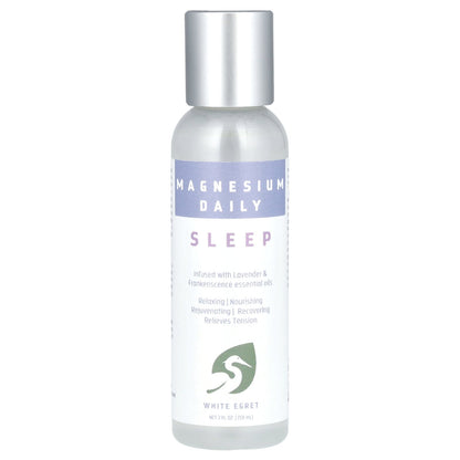 White Egret, Magnesium Daily, Sleep, 2 fl oz ( 59 ml)