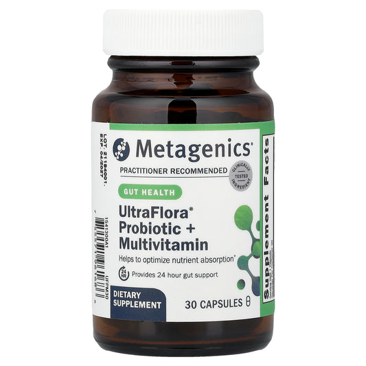 Metagenics, UltraFlora®, Probiotic + Multivitamin, 30 Capsules