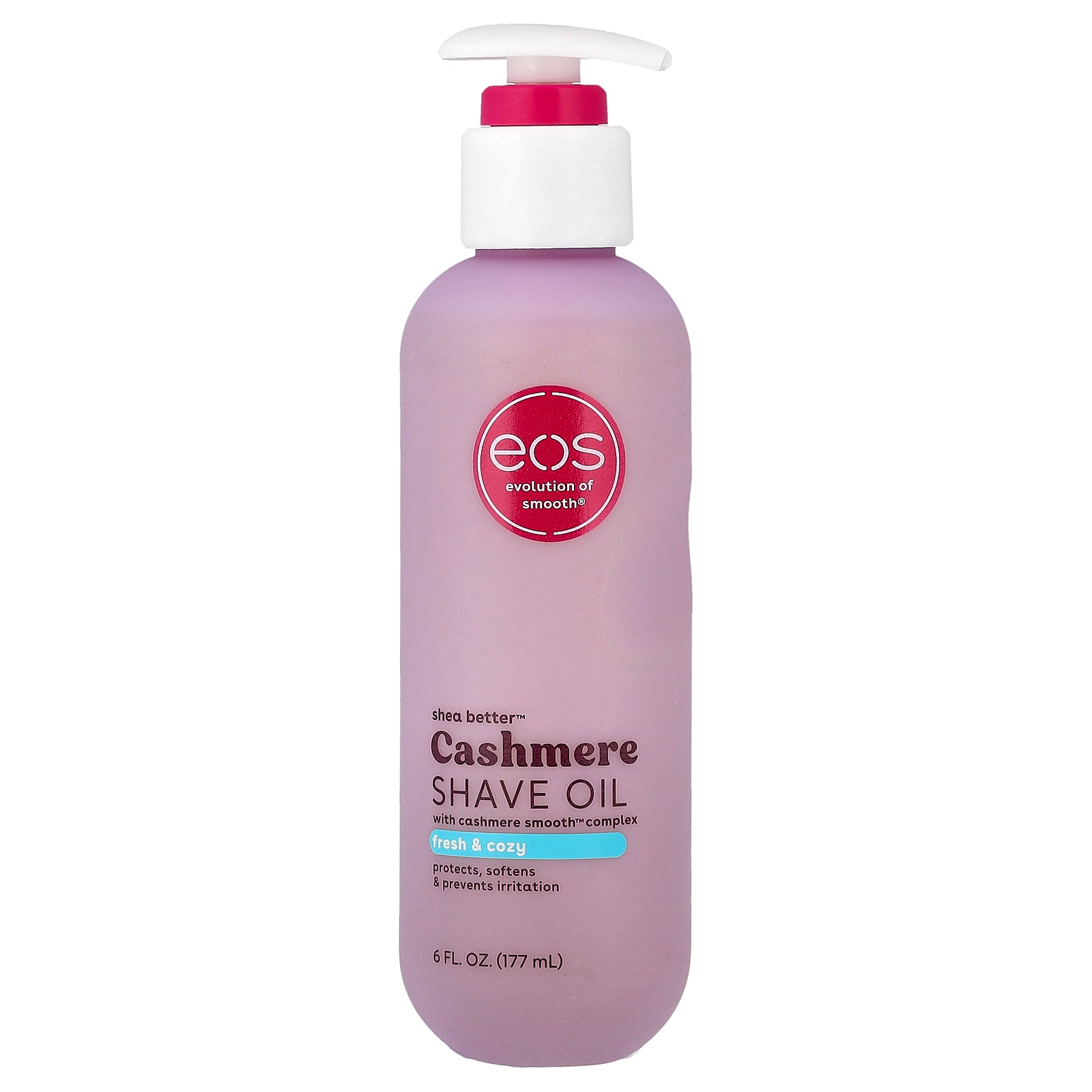 EOS, Shea Better™, Cashmere Shave Oil, Fresh & Cozy, 6 fl oz (177 ml)