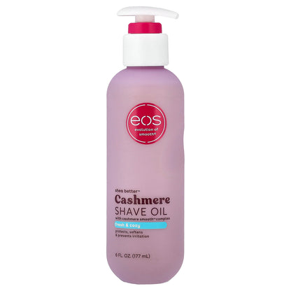 EOS, Shea Better™, Cashmere Shave Oil, Fresh & Cozy, 6 fl oz (177 ml)