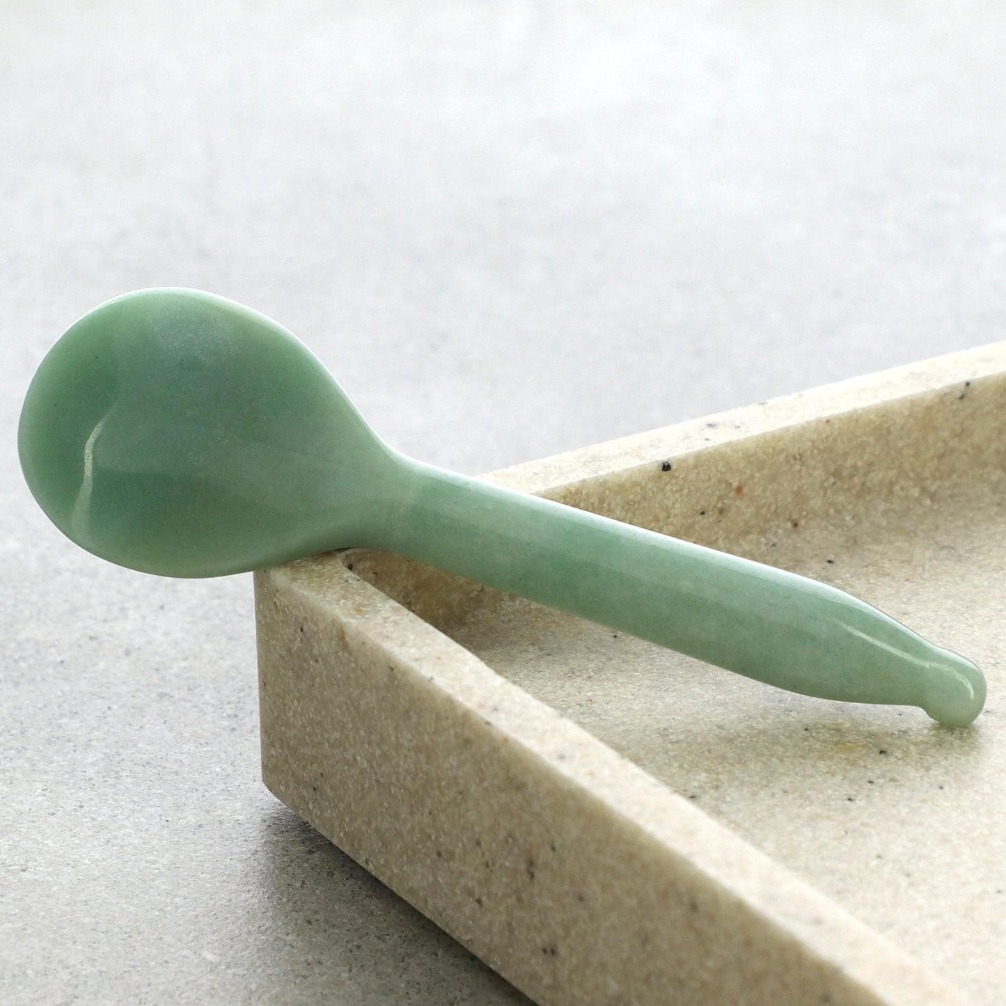 Mount Lai, The Jade Acupressure Gua Sha Spoon, 1 Tool