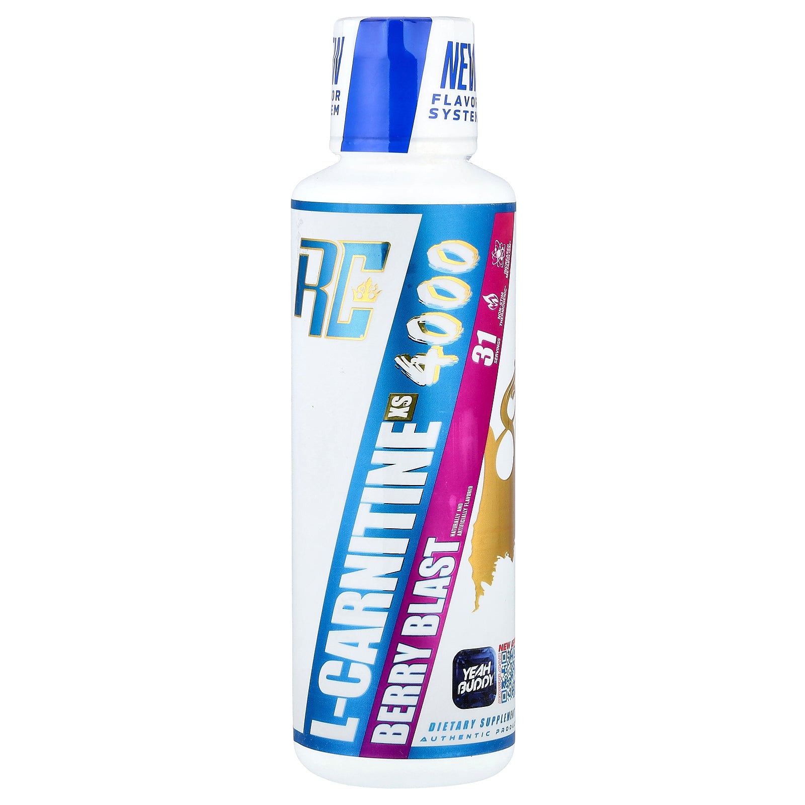 Ronnie Coleman, L-Carnitine XS™ 4000, Berry Blast, 15.72 fl oz (465 ml)