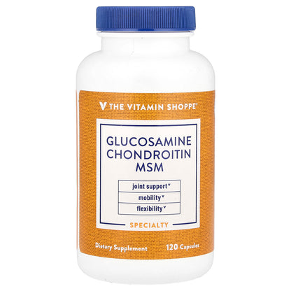 The Vitamin Shoppe, Glucosamine Chondroitin MSM, 120 Capsule