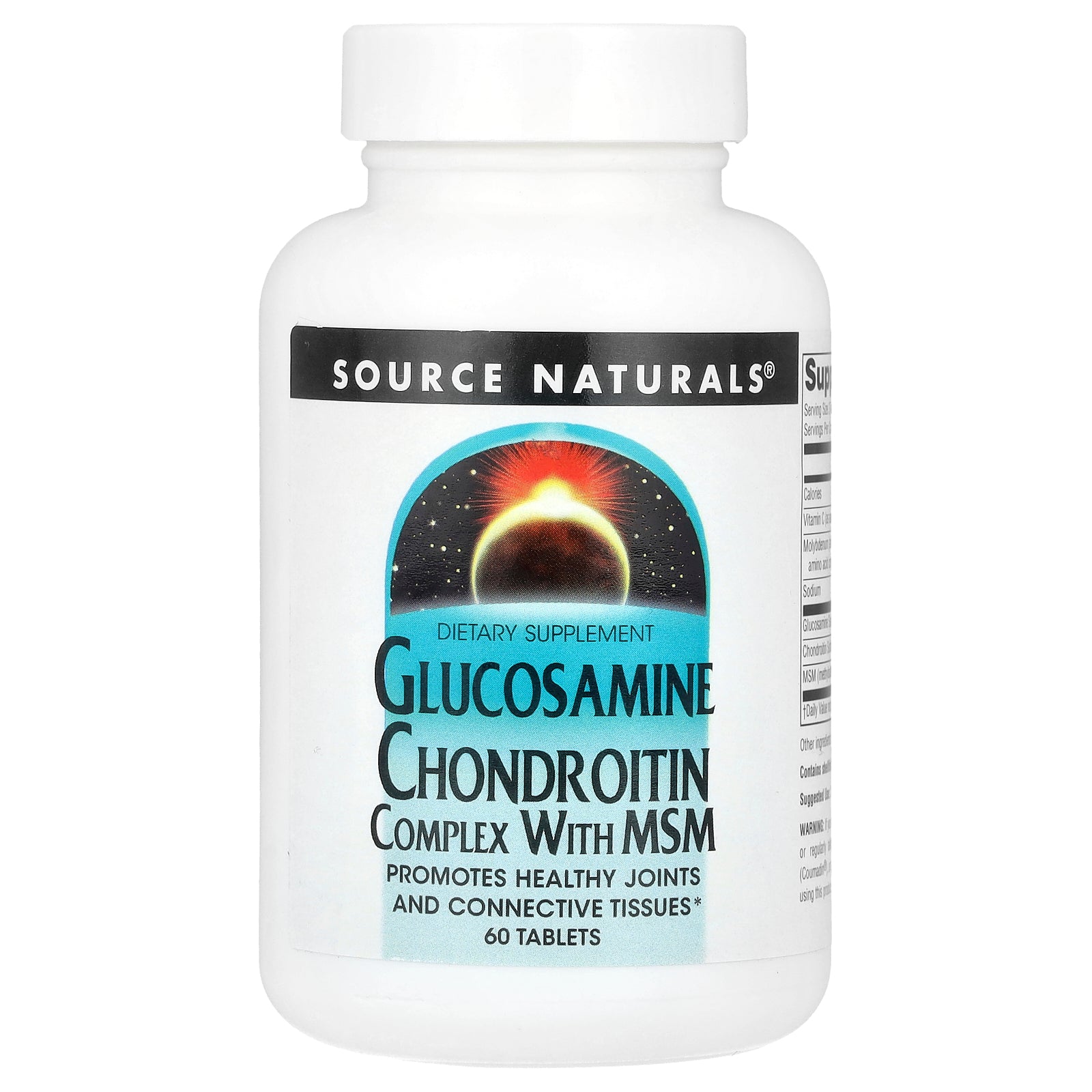 Source Naturals, Glucosamine Chondroitin Complex With MSM, 60 Tablets