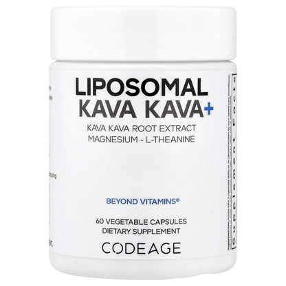 Codeage, Liposomal Kava Kava+, 60 Vegetable Capsules