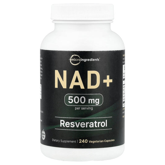 Micro Ingredients, NAD+, 240 Vegetarian Capsules