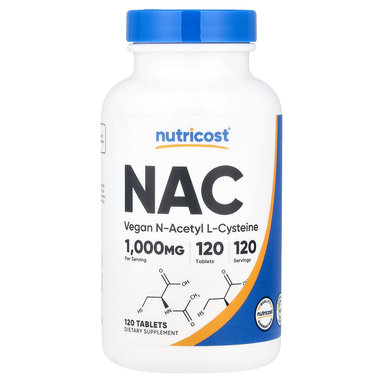 Nutricost, NAC, 1,000 mg, 120 Tablets