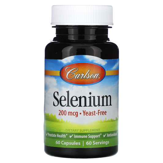 Carlson, Selenium , 200 mcg, 60 Capsules