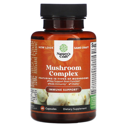 Nature's Craft, Mushroom Complex, 60 Capsules