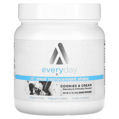 TransformHQ, Everyday, Meal Replacement Shake, Cookies & Cream, 11.1 oz (315 g)