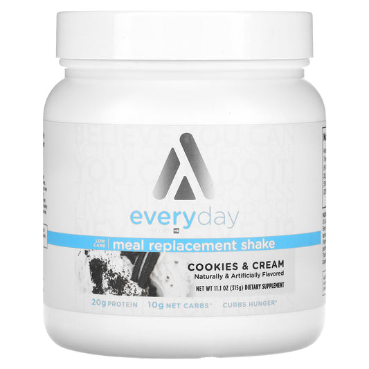 TransformHQ, Everyday, Meal Replacement Shake, Cookies & Cream, 11.1 oz (315 g)