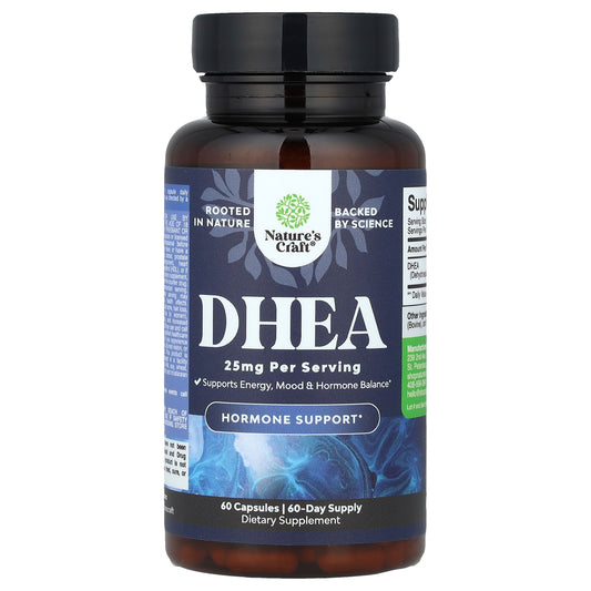 Nature's Craft, DHEA, 25 mg, 60 Capsules