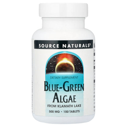 Source Naturals, Blue-Green Algae, 500 mg, 100 Tablets