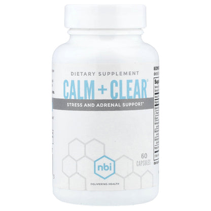 NBI, Calm + Clear®, Stress and Adrenal Support, 60 Capsules
