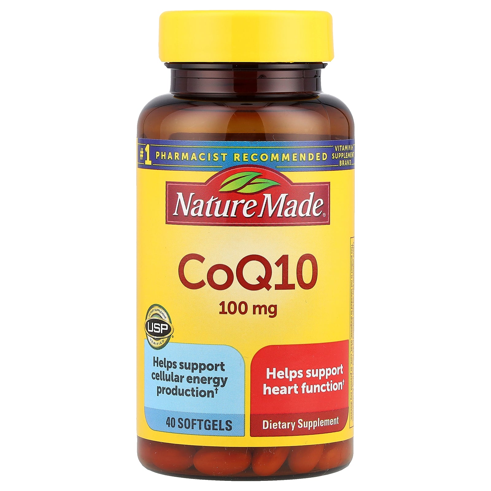 Nature Made, CoQ10 , 100 mg, 40 Softgels