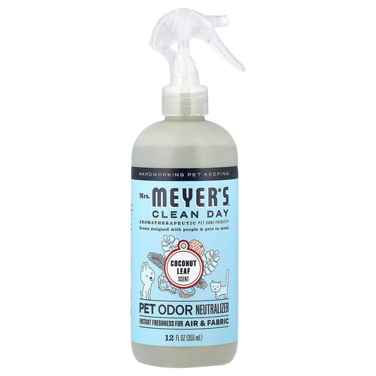 Mrs. Meyers Clean Day, Pet Odor Neutralizer, Coconut Leaf, 12 fl oz (355 ml)
