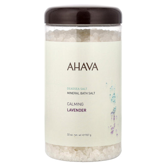 AHAVA North America, Mineral Bath Salt, Calming Lavender, 32 oz (907 g)