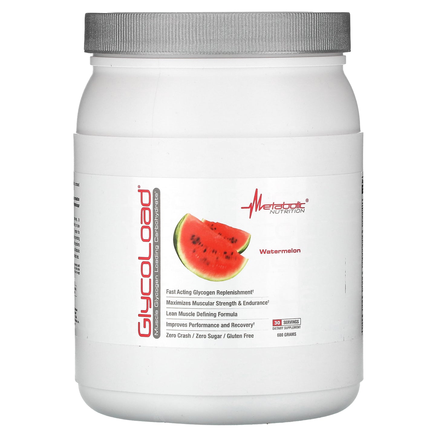 Metabolic Nutrition, GlycoLoad, Watermelon, 600 g