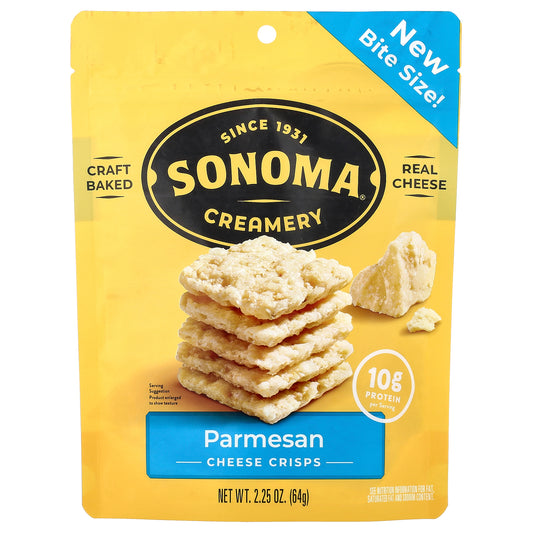 Sonoma Creamery, Cheese Crisps, Parmesan, 2.25 oz (64 g)