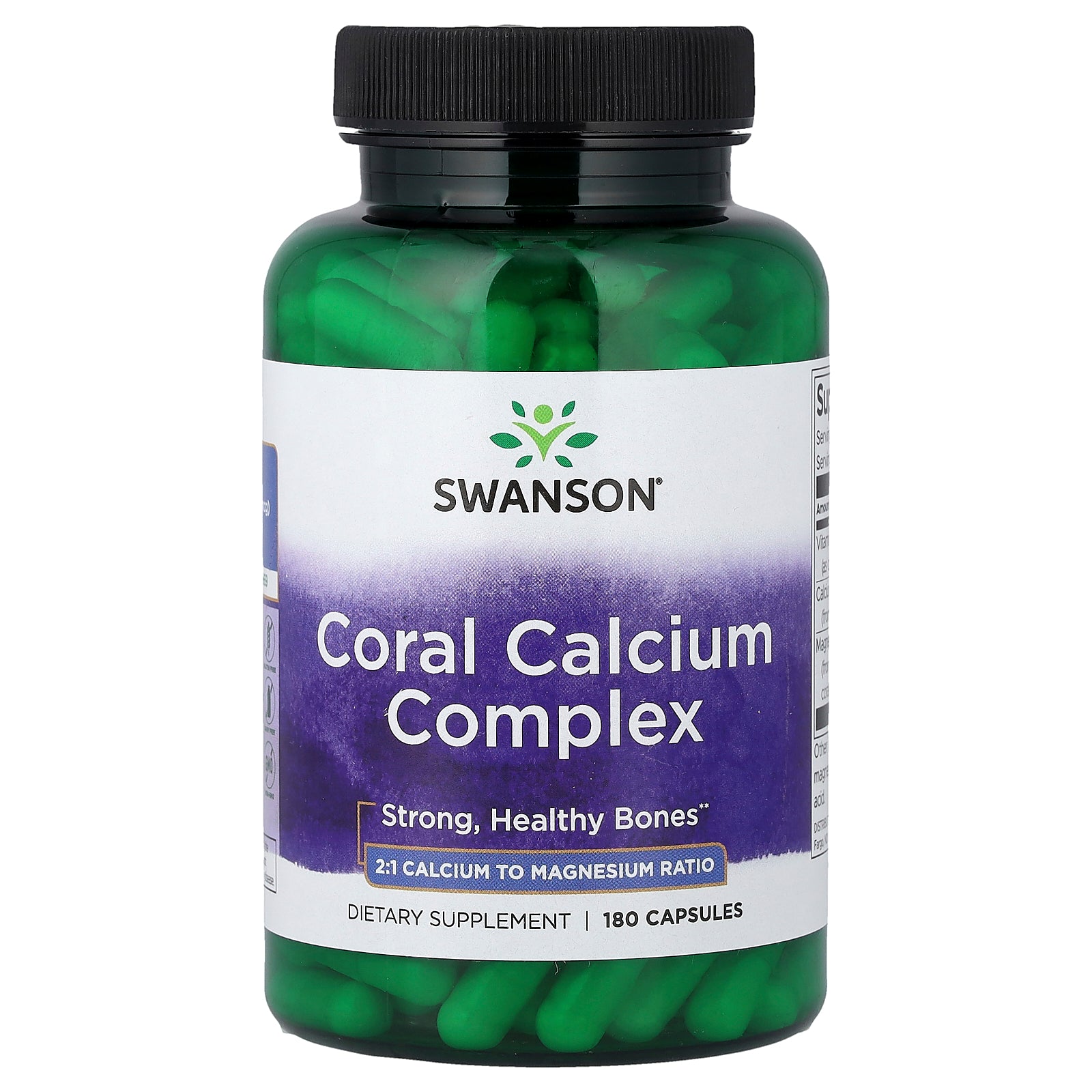 Swanson, Coral Calcium Complex, 180 Capsules